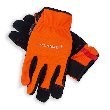 Safe Handler High Visibility Gloves, Large/X-Large, PR BLSH-MSRG-11-LXL